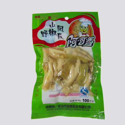 100g阿可香野山椒爪 清遠新盈豐的美味零食之選